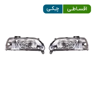 چراغ جلو پراید 131 فن آوران - فابریک (جفت چپ وراست )