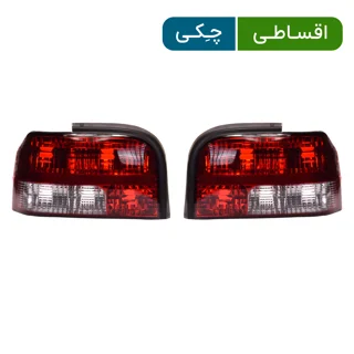 چراغ خطر عقب پراید 131 مدرن- فابریک با وایر(جفت چپ و راست )