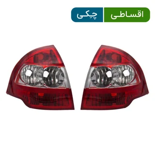 چراغ خطر عقب تیبا صندوقدار مدرن-فابریک(جفت چپ و راست)