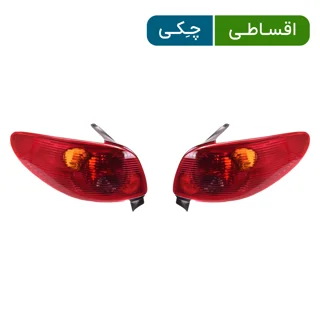 چراغ خطر عقب 206 هاچبک نورگستر-NGCO(جفت چپ و راست)