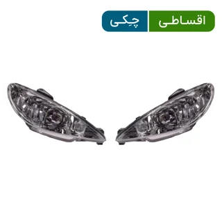 چراغ جلو پژو 206 مدل کروز پلاس ( جفت چپ . راست )