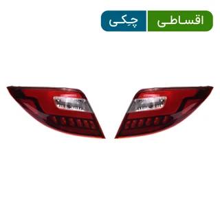 چراغ خطر عقب دنا پلاس مدرن-اصلی(جفت چپ و راست)