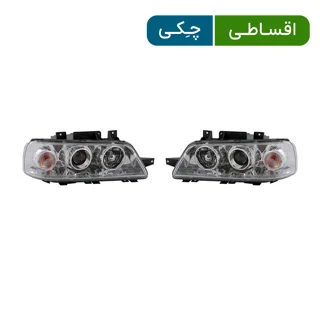 چراغ جلو پژو 405 SLX سراج نور توس SNT- اصلی (جفت چپ وراست )