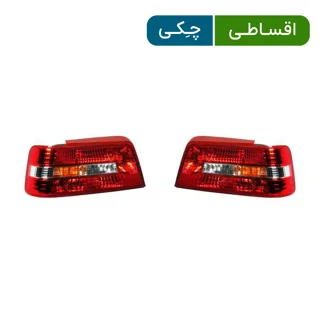 چراغ خطر عقب پژو 405 SLXسراج نور توس SNT-اصلی (جفت چپ و راست )